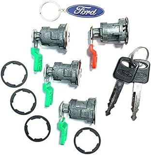 New Fits Ford Econoline Van (E150~E250~E350) 4 Keyed Door Locks Cylinder Lock Set for Cargo & Club Wagon Passenger Van 1997-2018