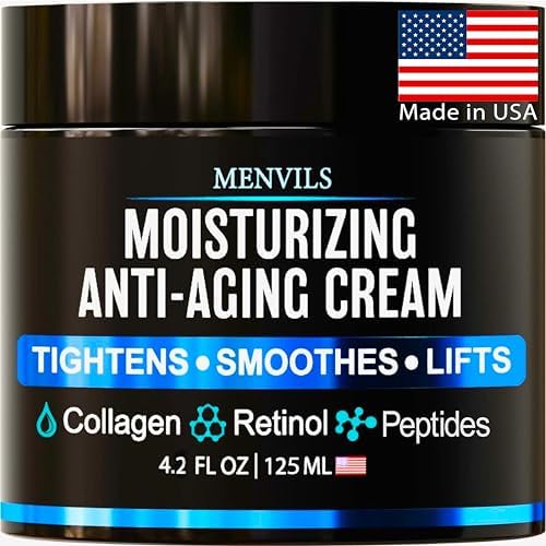 Mens Face Moisturizer Cream Anti Aging & Wrinkle for Men