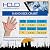 HANDLANDY Fingerless Work Gloves Bulk, Pack of 12 Pairs Open Finger Framer Carpenters Framing Gloves (Medium, Grey)