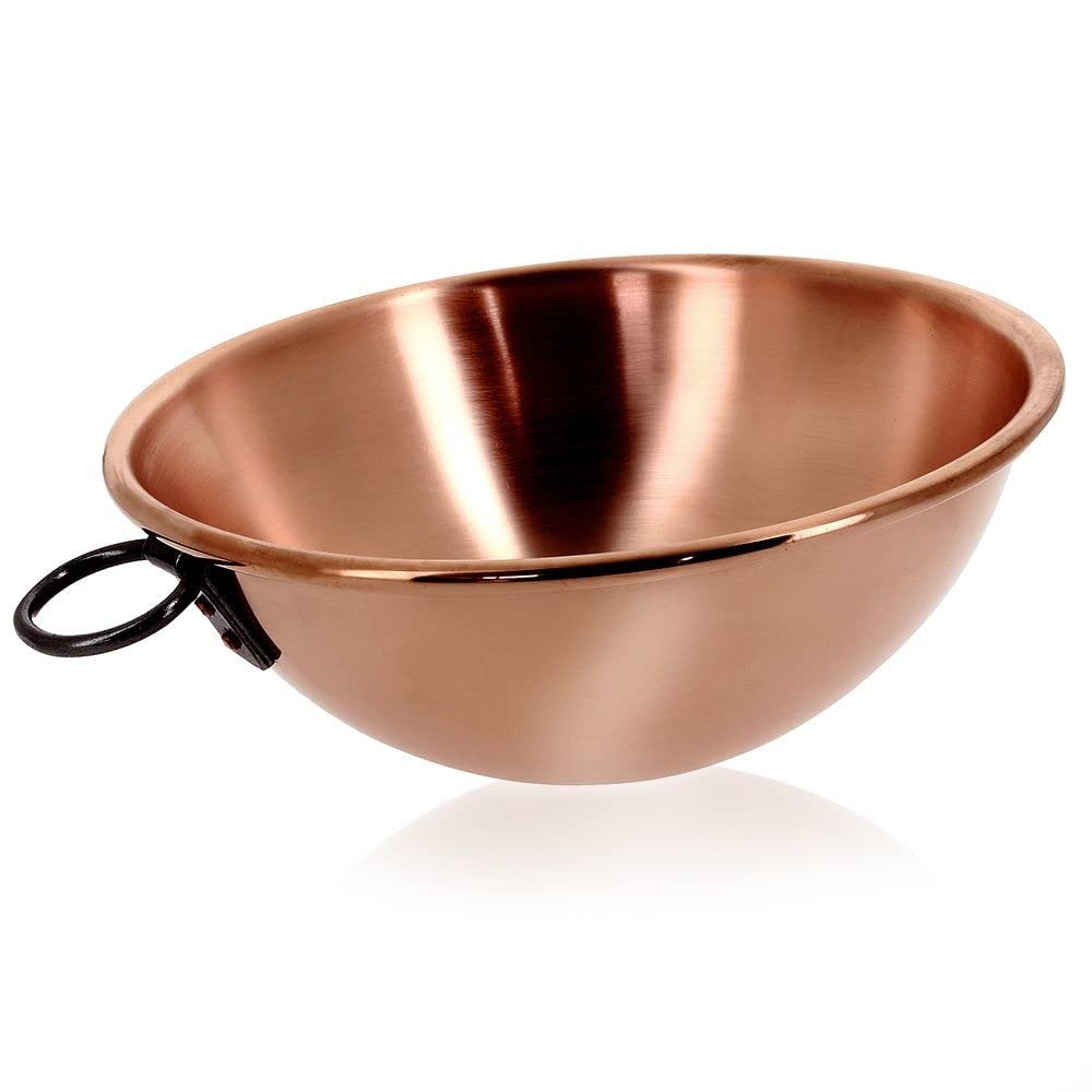 DE BUYER - 6580.26 - Copper Egg White Bowl - with Ring Diameter 26cm