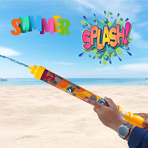 Image of Ascension High Pressure Water Toy Gun | Water Gun Pichkari for Kids| Water Pistol | Pressure Water Gun | Holi Pichkari for Boys Girls Children Pichkari with Yellow & Pink Holi Color and Bunch Balloon