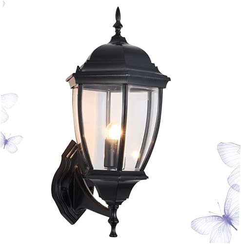 Miniatura 3 de Angoily Luces solares de pared para exteriores, apliques de pared para exteriores, apliques de pared para exteriores, aplique de pared al aire