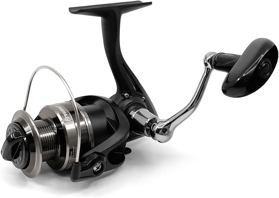 reels, Close and Long Distance Fresh and Salt Water reels, high Gear ratios, Advanced Premium Rolling Bearings, Maximum Carbon Resistance 17.6 lbs, Metal spools and Handles AF