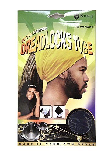 King J Cotton Spandex Dreadlocks Tube (Navy)