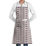 Schürze Klassisches Osteuropäisches Rumänisch Grillschürze Fashion Einfach, Damen Küchenschürze, Für Hausarbeit, Café, Backen