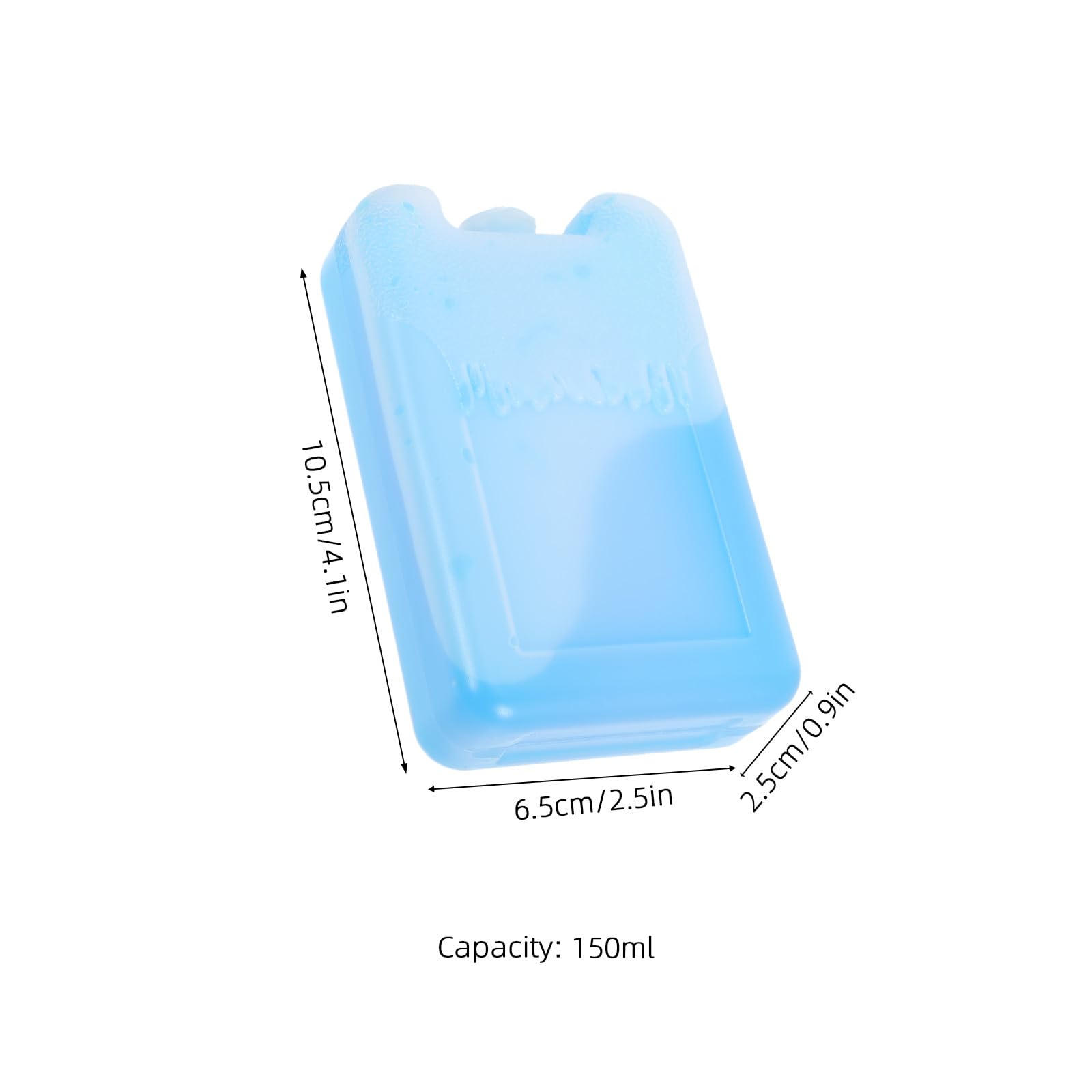 Lot de 4 Pains de Glace pour boîtes à Lunch et glacières - Pains de Glace réutilisables - Accessoires pour glacières et climatiseurs, idéaux pour la Plage, Le Camping et la pêche