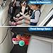 Dog Car Seat for Large Medium Dogs, Hard Bottom Back Seat Extender for Dogs with Soft Removable Blanket, Non-Slip Dog Car Hammock Turn into Soft Pet Travel Bed,Half Pet Seat for Car SUV Truck(Black)