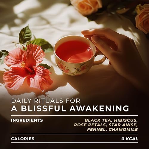 Image of Hibiscus Rose Tea Pod (16 Count) - 100% Natural Caffeinated Black Tea