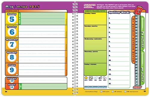 Primary Standard Student Planner - Hand Prints
