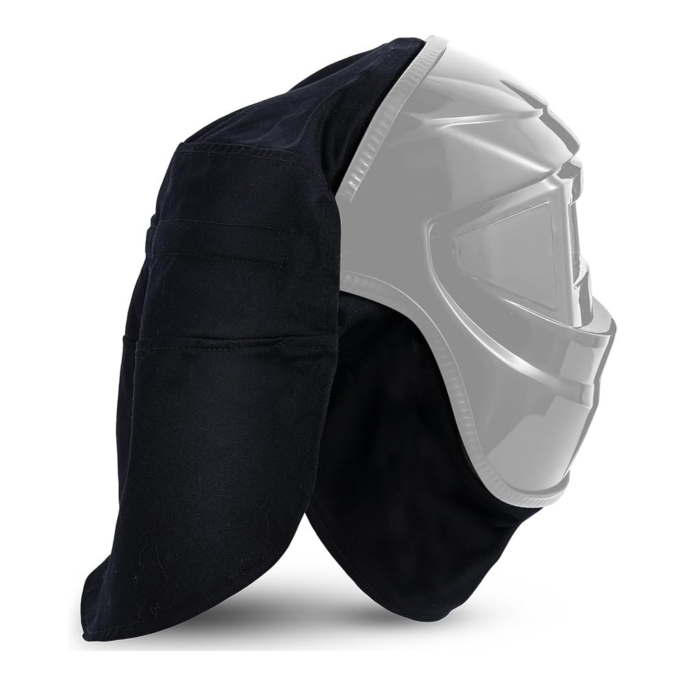 2-Teiliges Schweißhelm-Set mit Überzug und Helmlatz, Schweißzubehör mit Presspassung für Den Nackenschutz Beim Schweißen(Kein Helm)
