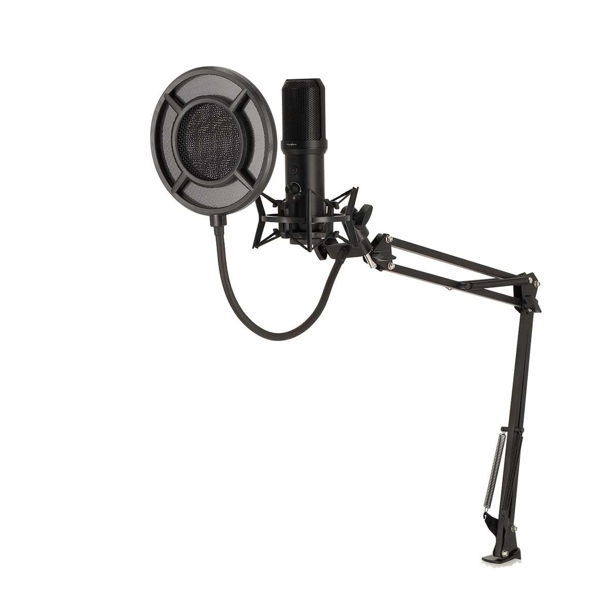 Nedis Microfono da gioco – utilizzato per: desktop/notebook – USB tipo A – interruttore on/off – filtro POP