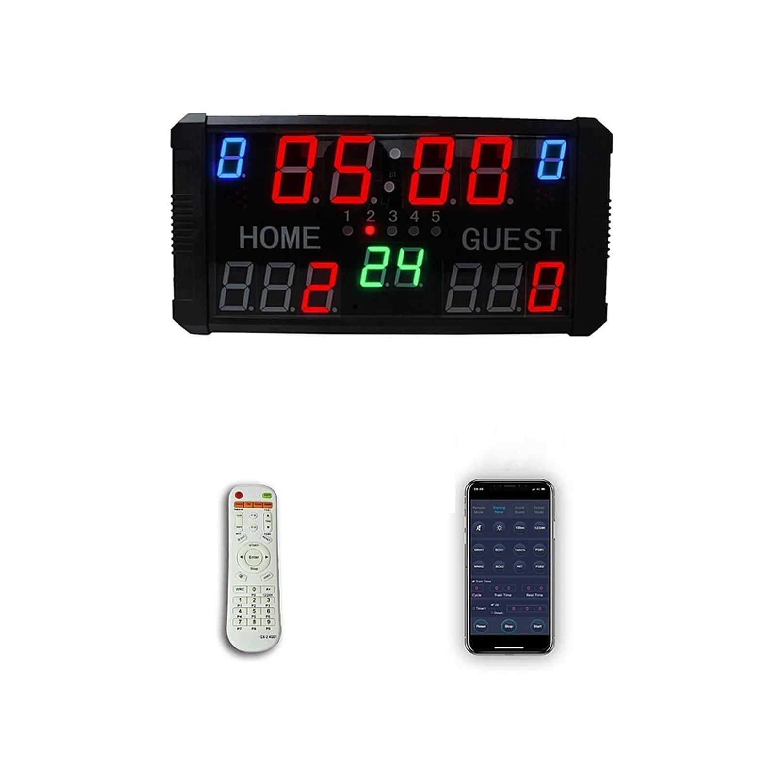 JVDDI Digital Scoreboard for Sports Game, Outdoor Use, (Suit D)