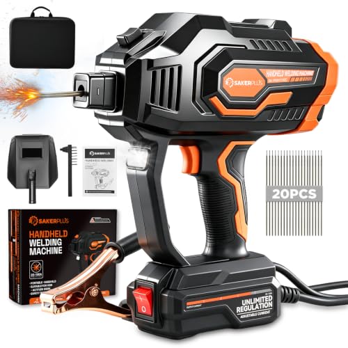 Image of Sakerplus Portable Welding Machine 110V, 130A Portable Arc Welder With LED