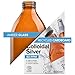 Colloidal Silver Liquid 3.4 fl oz Spray ● Bioactive Hydrosol Silver Water ● Natural Nano Sol Supplement Solution ● Ionic Minerals 40 PPM ● Organic Structured Colloidal Spray