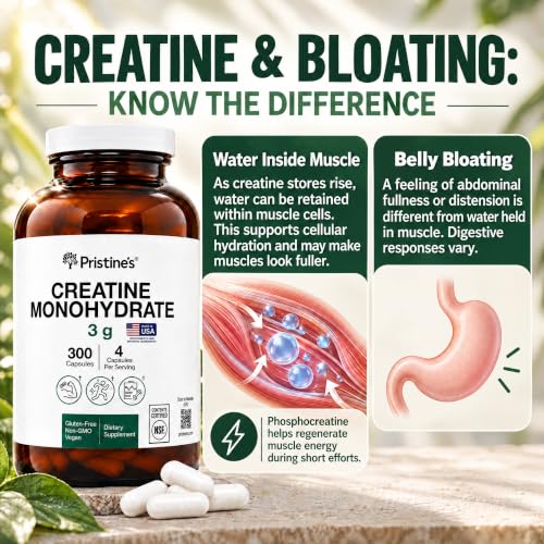 PRISTINE'S NSF Certified Creatine Capsules