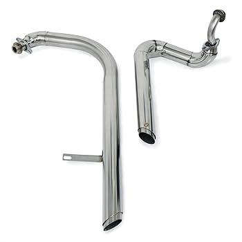 Amazon.co.jp: オートバイフルマフラー排気システムパイプ +