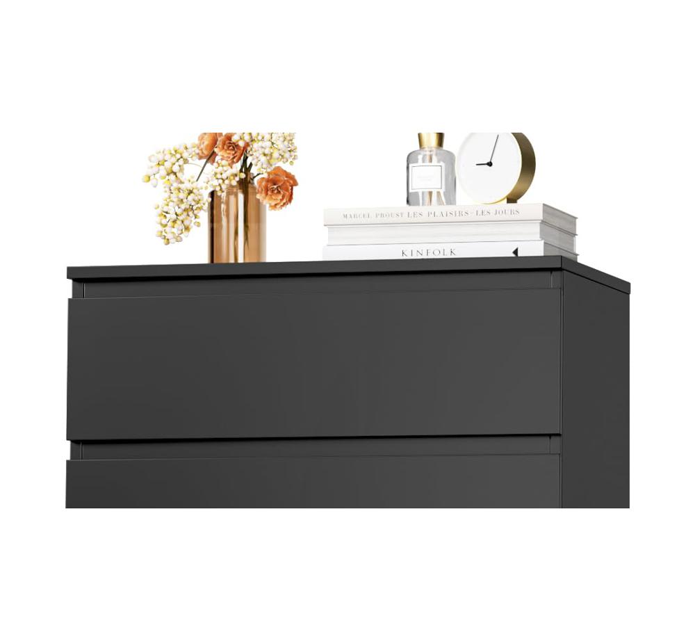 Amazon.com: FOTOSOK Black Dresser, 6 Drawer Dresser, Modern Tall Black Storage Chest of Drawers Wood Dressers with Metal Sliding Rail, Handleless Drawer Cabinet for Home & Office : Home & Kitchen Amazon.com: FOTOSOK Black Dresser, 6 Drawer Dresser, Modern Tall Black Storage Chest of Drawers Wood Dressers with Metal Sliding Rail, Handleless Drawer Cabinet for Home & Office : Home & Kitchen