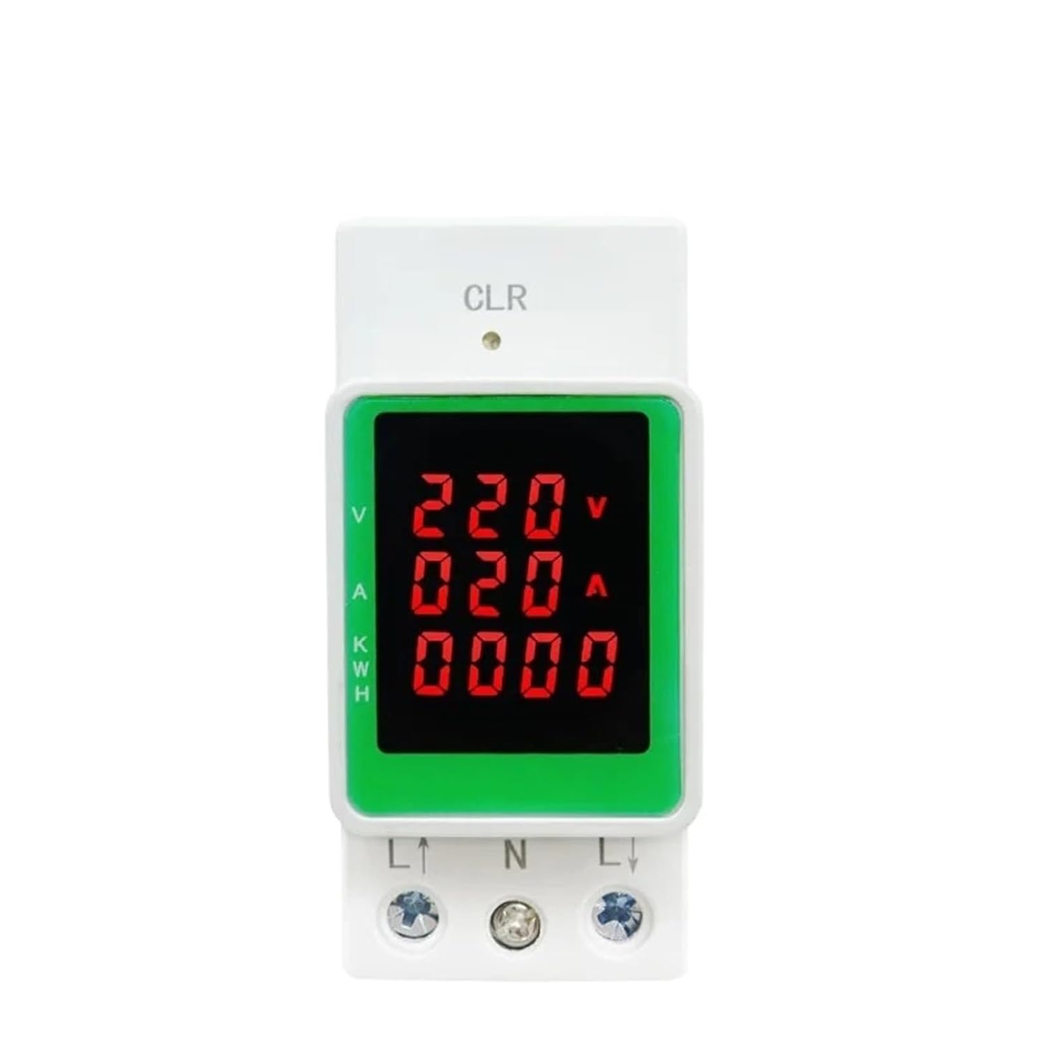 Multifunction Digital Ammeter Voltmeter Power Energy Meter 100A AC80-270V Voltage Current Kwh Meter TY2P-UID 1Pcs(AC80-270V)