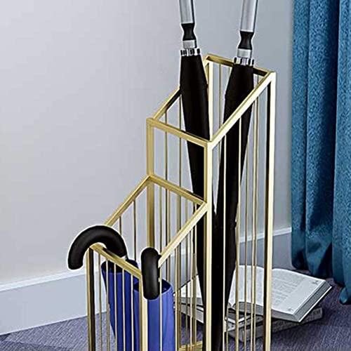 Porte-parapluies grande capacité pour entrée d'hôtel avec bac inclus - 4