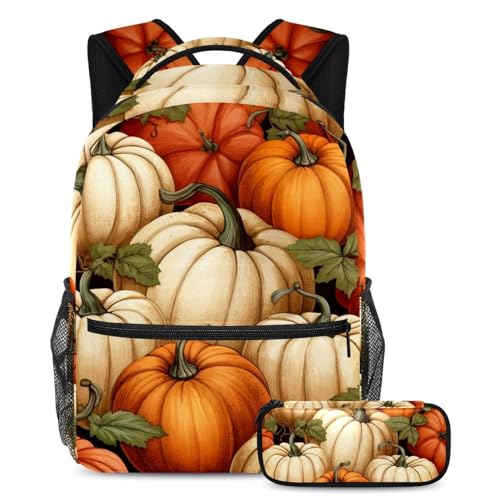 Grand sac à dos Thanksgiving 29.4x20x40cm pour organiser les cours