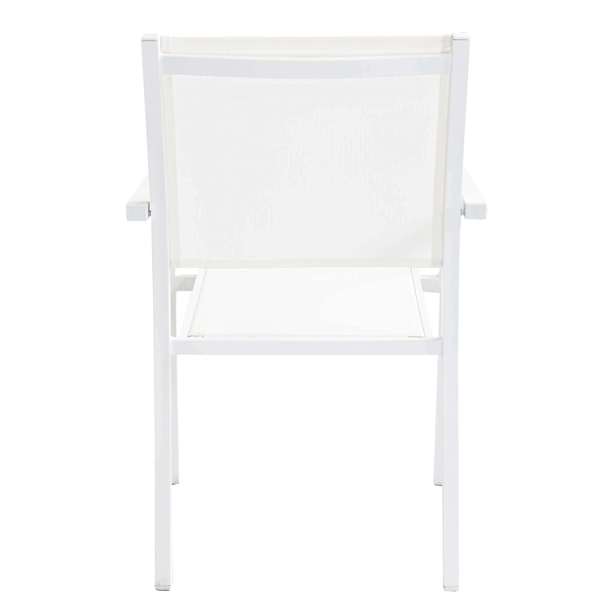 MilaniHome.it - Set Tavolo Giardino Rettangolare Allungabile 200/300x100 con 10 Poltrone in Alluminio Bianco da Esterno Giardinodi coloreBianco