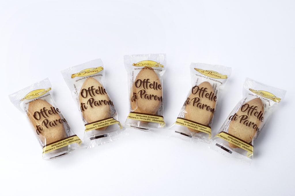 Offelleria di Parona 50 confezioni monoporzione - Biscotti tradizionali artiginiali (Offelle)