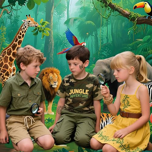 Fondo Fotográfico Jungla 7x5ft para Decoración y Fotos miniatura 6