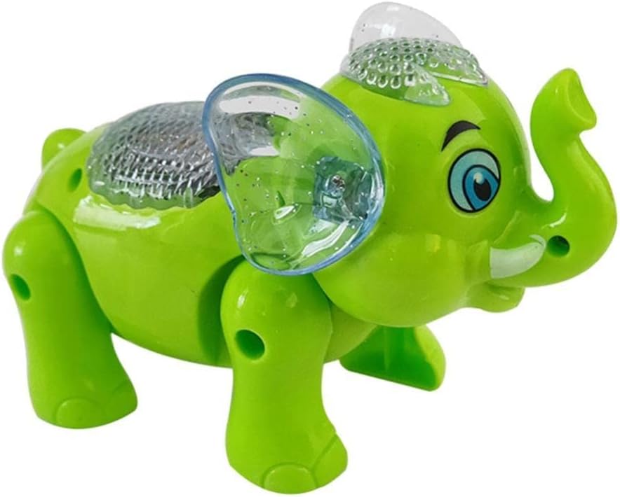OK STORE Vinay Seller®Elephant Music Toys Moving - Rotating Battery Operated Baby Toddler Toys for Baby Boys & Baby Girls (Clever Elephant)