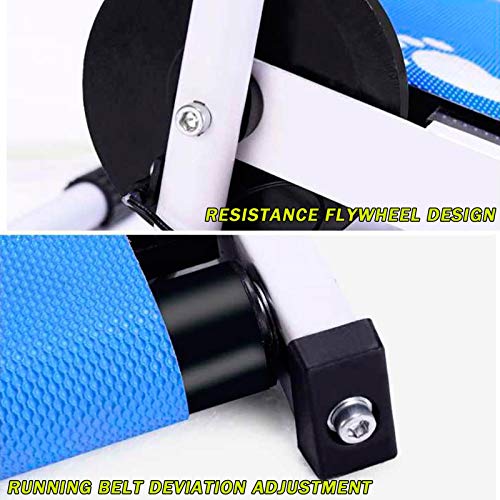 Image of Folding Treadmills Mechanical Walking Running Jogging Machine Fitness Exercise Incline for Home Weight Portable Space Saving