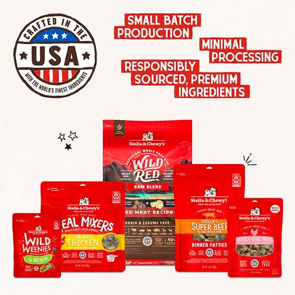 Stella & Chewy's Freeze-Dried Raw Chicken Meal Mixers- Dog Food Topper and Mixer - Made with 95% Cage-Free Chicken, Organs & Bone - Perfect for Picky Eaters - Grain-Free - 1oz — view 9