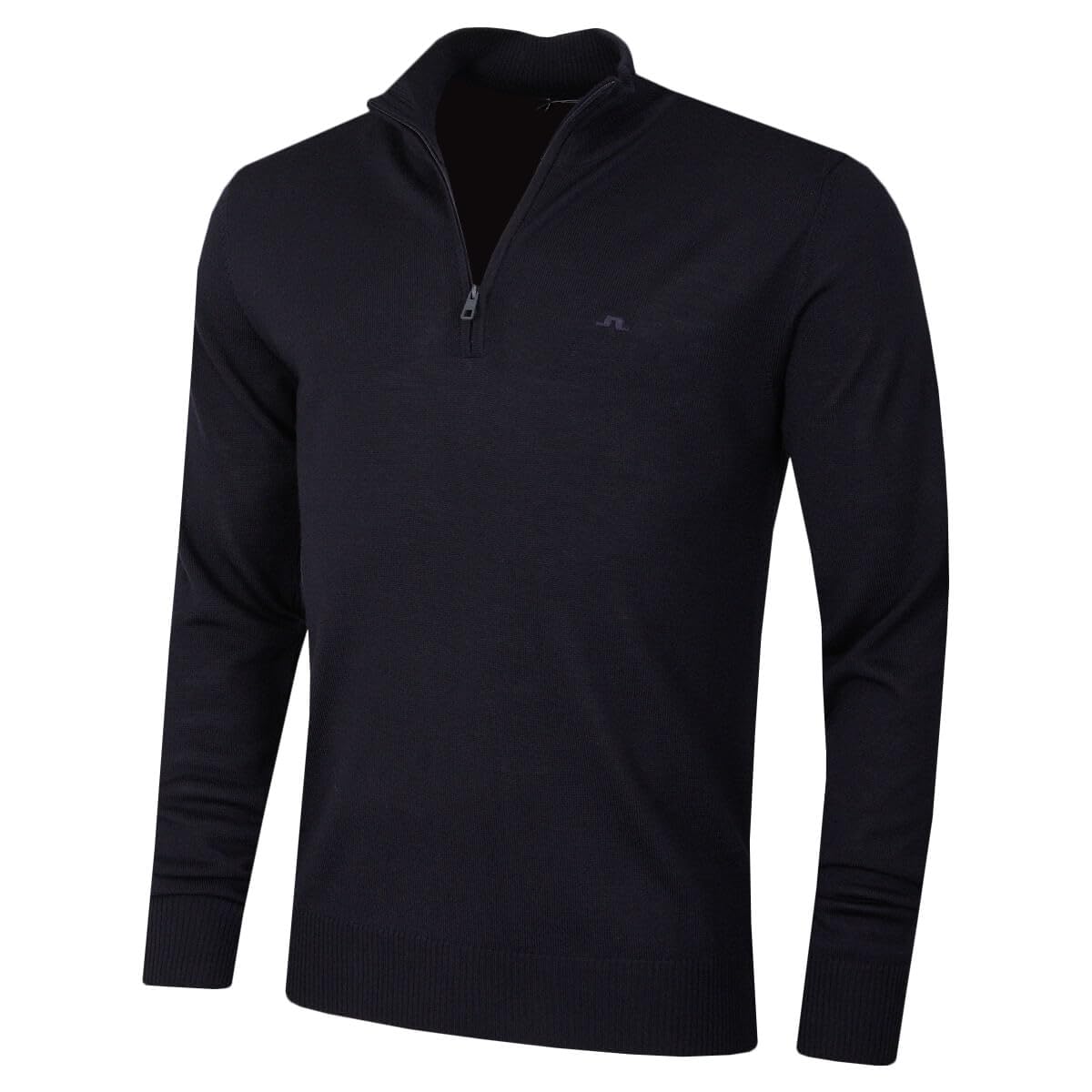 Mens Merino Blend Turtleneck 1/2 Zip Golf Sweater