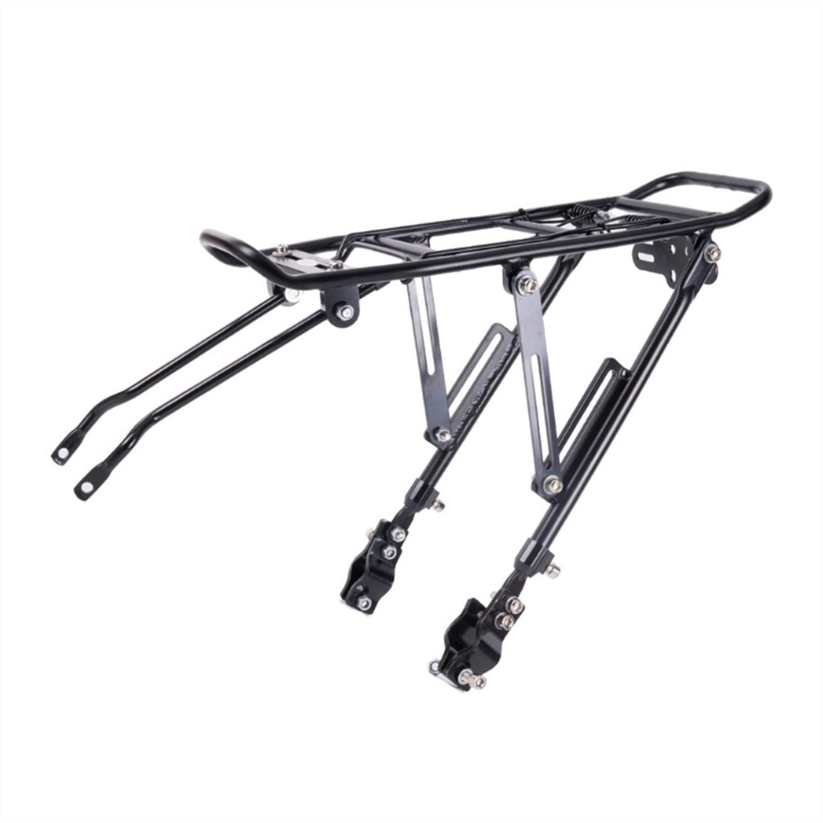 Sac de bagage support vélo arrière et rack cargaison réglable noir