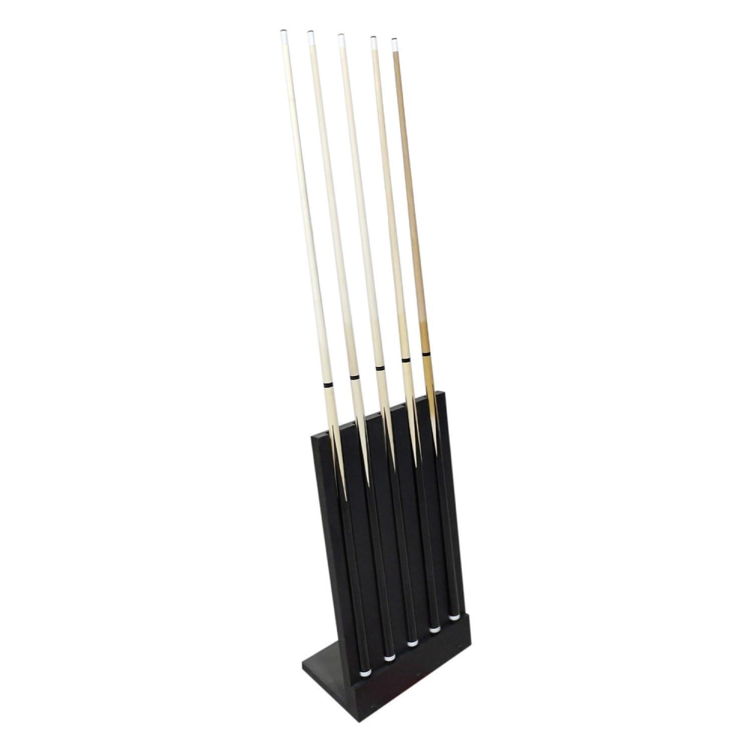 CONCEPT USINE | Porte Queues de Billard Montana Noir | Rangement et Protection jusqu'à 5 Queues de Billard | Design Elégant et Structure en Bois Résistant