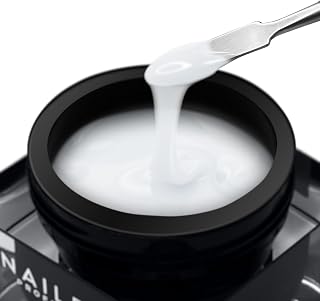 NAILFOR Premium Prestige 20ML Gel Uv Builder - Gel Unghie Ricostruzione Professionale, Costruttore per Unghie, Trifasico e Autolivellante Super Resistente. Non Brucia (ICE WHITE)