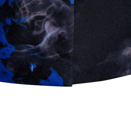 Mens Plaid Suit Slim Fit Tie-Dye Jacket Casual Tuxedo Suit Formal Blazer Tuxedo Set Wedding Business Party4