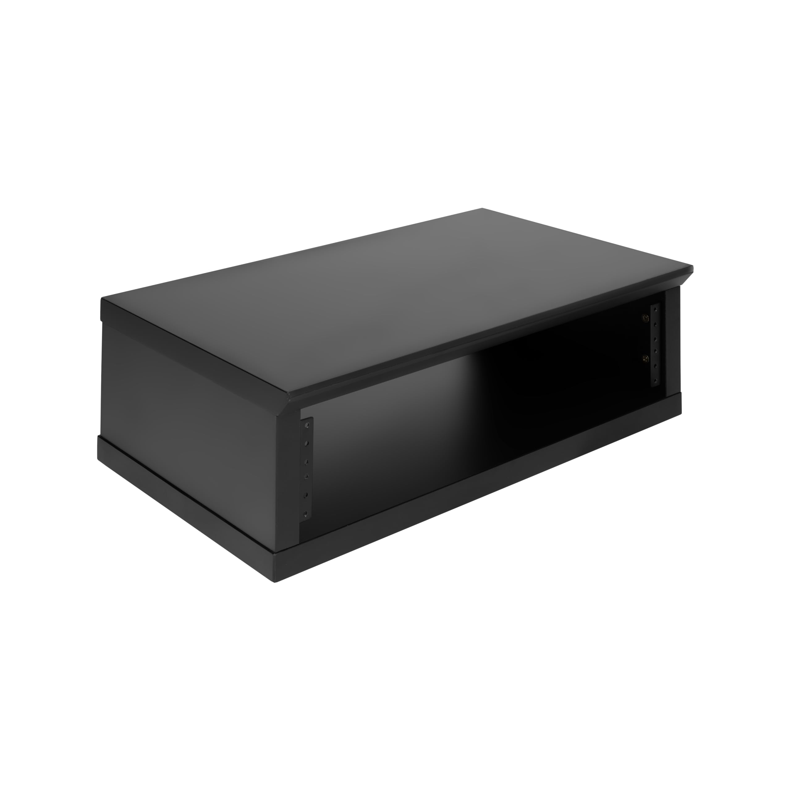 Gator Frameworks Elite Furniture Series 2U Étagère de Bureau en Bois Finition Noire (GFW-ELITERK-2U-BLK)