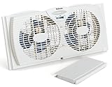 Holmes Dual Blade Twin Window Fan, White. Holmes HAWF2021