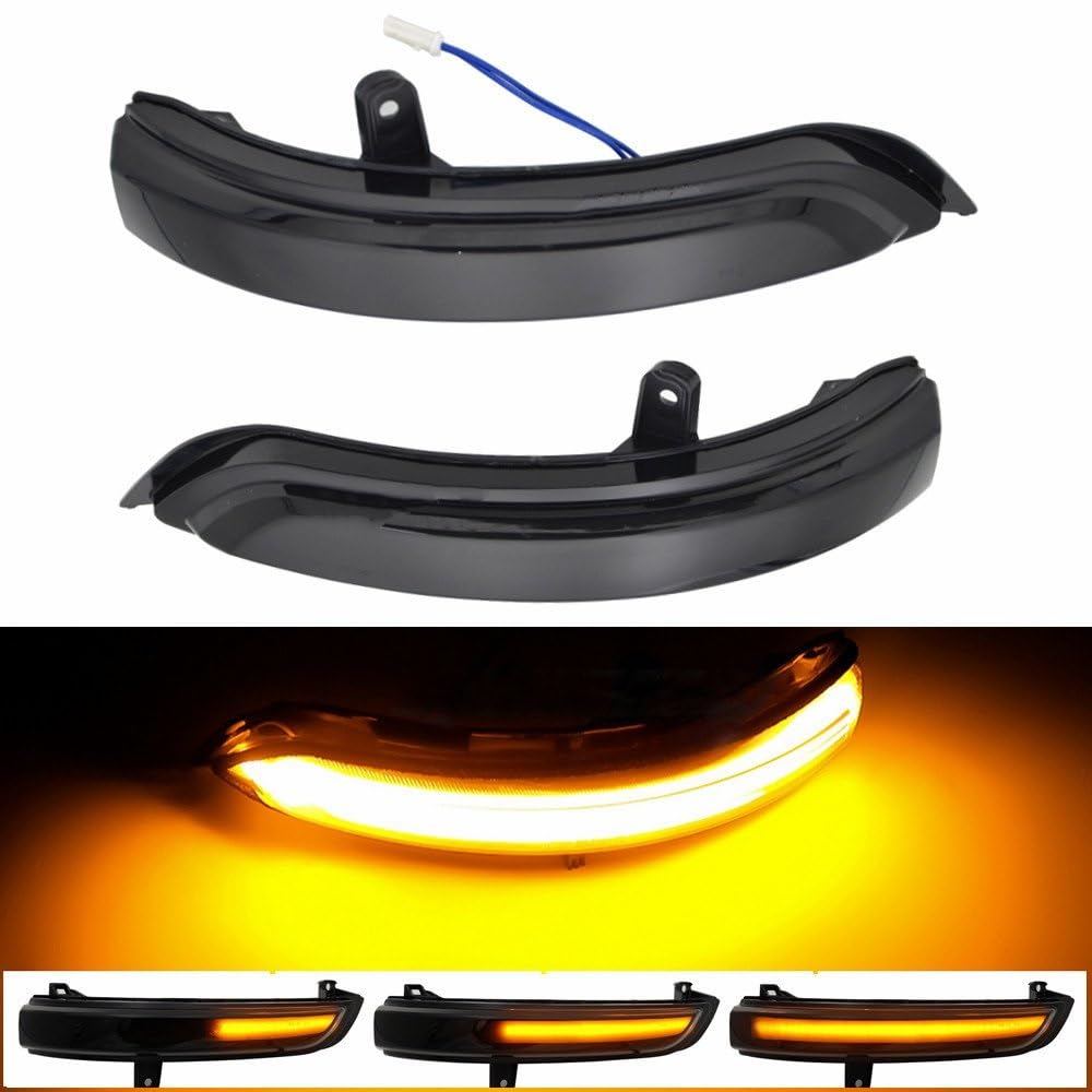 SYLTER Intermitentes AutomóViles Espejo Retrovisor Coche Luz LED Intermitente Indicador Intermitente Lámpara para Nissan para TEANA J32 2008-2012 Intermitente Espejo Lateral