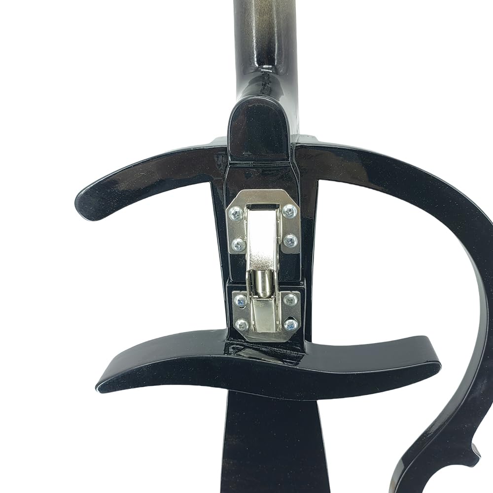 Elektrisches Cello-Set für Anfänger (inklusive leichter Cellophan-Tasche, Stereo-Kopfhörer, Premium-Cellobogen, Brücke, Kolophonium) für erwachsene Schüler (03)