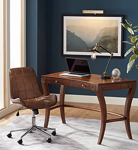 Possini Euro Design Possini Euro Ralston 14" Antique Brass Modern Plug-In Picture Light #TOP6