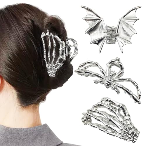 3 piezas de pinzas para cabello Halloween miniatura 1