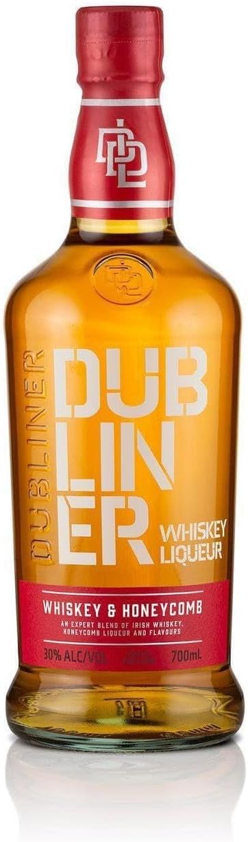 The Dubliner Irish Whiskey Liqueur | Honeycomb & Caramel | Smooth, Sweet & Warming Liqueur | Made in Dublin Ireland | 70cl | 30% ABV | Crafted by Master Distiller