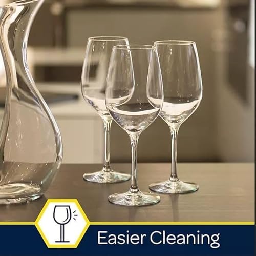 Water softener salt pellets in use