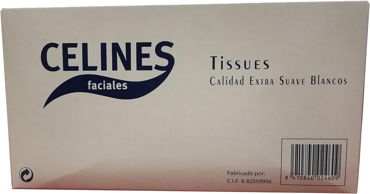 Pañuelos faciales | Tissues Extra Suave | Cada estuche contiene 100 pañuelos | 18 cajas.