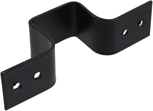 Miniatura 4 de Abrazadera de correa de tubo cuadrado, clips de correa de tubo en forma de U de 1.2 x 1.2 pulgadas, soporte de abrazadera de tubo de metal para