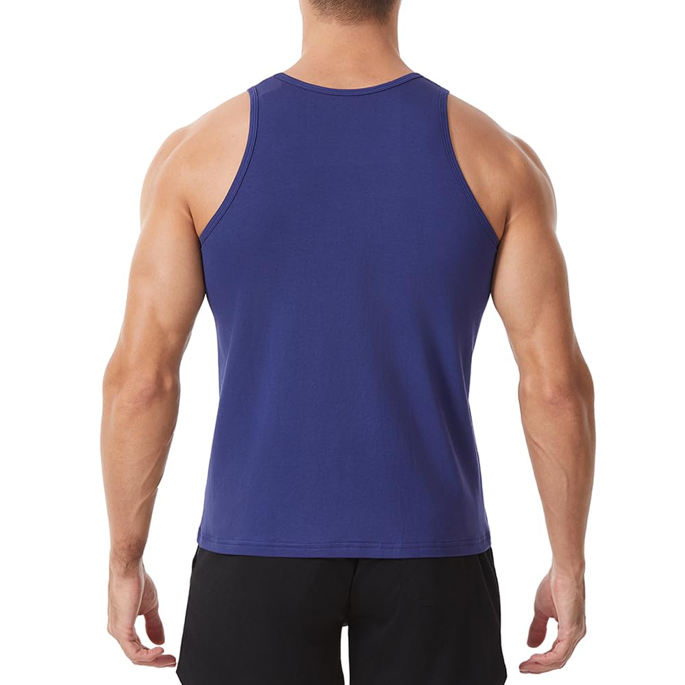 Camiseta sin Mangas de algodón para Hombre, para Culturismo, Fitness, Gimnasio, Ejercicio, Correr, musculación, Chaleco