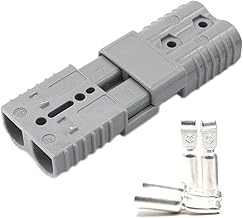 Liyafy Battery Quick Connect Disconnect Electrical Plug 175A 1/0AWG for Recovery Winch or Trailer w 4 Pcs Terminal pins 2Pcs