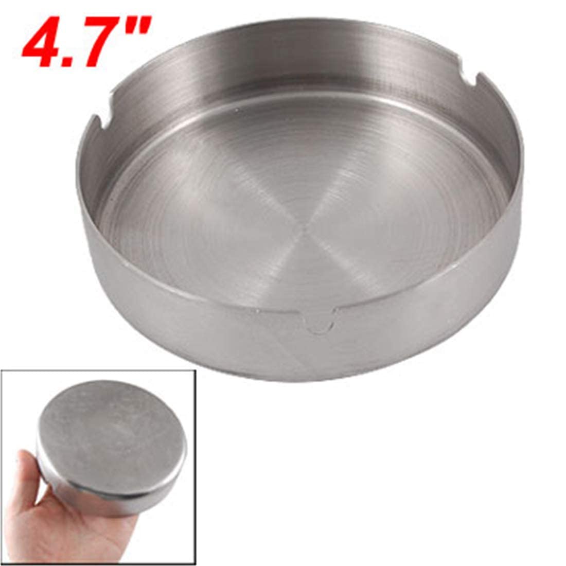 Amazon.co.jp: XYWHPGV ステンレス鋼の丸いタバコの灰皿4.7インチの