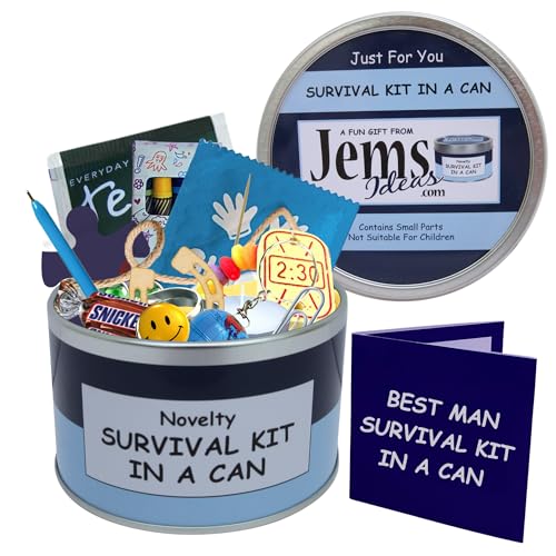 Survival Kit In A Can Humorvolles Geschenk für Trauzeugen – Hochzeitstag Bestman Dankeschön Geschenk & Karte Alles in einem Geschenke für Ihn / Geschenke für Männer Favour/Favor Personalisieren Sie Survival Kit In A Can Humorvolles Geschenk für Trauzeugen – Hochzeitstag Bestman Dankeschön Geschenk & Karte Alles in einem Geschenke für Ihn / Geschenke für Männer Favour/Favor Personalisieren Sie