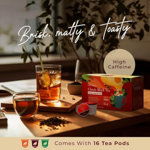 Image of Classic Tea Pod (16 Count) - 100% Natural Caffeinated Black Tea